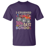 Boys 100 Day T Shirt I Crushed 100 Days of School, Monster Truck - Wonder Print Shop