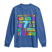 My First Day of 2nd Grade Long Sleeve Shirt Ready to Learn Back to School