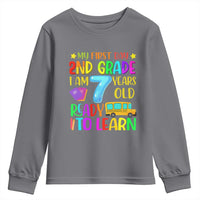 My First Day of 2nd Grade Youth Sweatshirt Ready to Learn Back to School