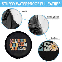 Retro Kindergarten Vibes Spare Tire Cover Cute Kinder Crew First Day of School