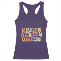 Retro Kindergarten Vibes Racerback Tank Top Cute Kinder Crew First Day of School
