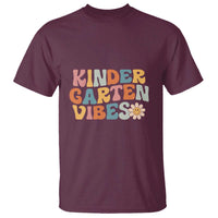 Retro Kindergarten Vibes T Shirt Kinder Crew, First Day of School - Wonder Print Shop