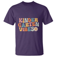 Retro Kindergarten Vibes T Shirt Kinder Crew, First Day of School - Wonder Print Shop