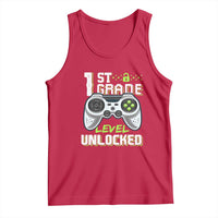 Leveling Up To School Funny Gamer Boys Tank Top First Day Back to School Gift