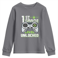 Leveling Up To School Funny Gamer Boys Youth Sweatshirt First Day Back to School Gift