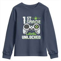 Leveling Up To School Funny Gamer Boys Youth Sweatshirt First Day Back to School Gift