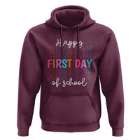 Happy First Day of School Hoodie Happy Design for Teachers and Students - Wonder Print Shop