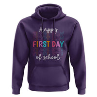 Happy First Day of School Hoodie Happy Design for Teachers and Students - Wonder Print Shop