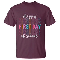 Happy First Day of School T Shirt Happy Design for Teachers and Students - Wonder Print Shop