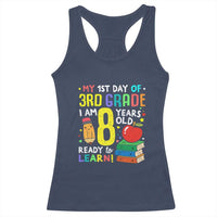 Hello 3rd Grade Racerback Tank Top Boys and Girls First Day Back to School Gift