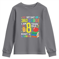 Hello 3rd Grade Youth Sweatshirt Boys and Girls First Day Back to School Gift