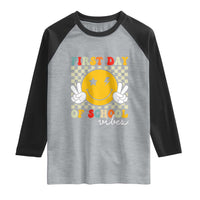 First Day of School Vibes Raglan Shirt Aesthetic Back to School Teacher Student
