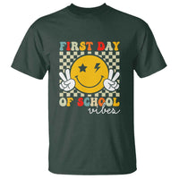 First Day of School Vibes T Shirt Back to School for Teachers and Students - Wonder Print Shop