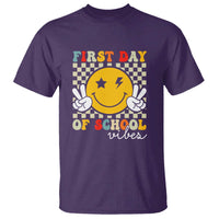First Day of School Vibes T Shirt Back to School for Teachers and Students - Wonder Print Shop