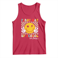 First Day of School Vibes Tank Top Aesthetic Back to School Teacher Student