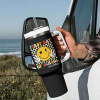 First Day of School Vibes Tumbler With Handle Aesthetic Back to School Teacher Student