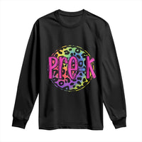 Pre-Kindergarten Neon Leopard Effect Printing Long Sleeve Shirt Wild About PreK Teacher Student Gift