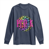 Pre-Kindergarten Neon Leopard Effect Printing Long Sleeve Shirt Wild About PreK Teacher Student Gift