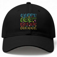 Happy 100 Days of School Baseball Cap 100th Day Funny Milestone Celebration