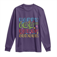 Happy 100 Days of School Long Sleeve Shirt 100th Day Funny Milestone Celebration
