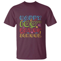 Happy 100 Days of School T Shirt 100th Day Celebration - Wonder Print Shop
