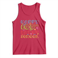 Happy 100 Days of School Tank Top 100th Day Funny Milestone Celebration