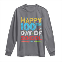 100 Days of School Celebration Long Sleeve Shirt Happy 100th Day Student Teacher Gift
