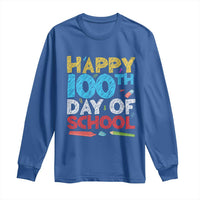 100 Days of School Celebration Long Sleeve Shirt Happy 100th Day Student Teacher Gift
