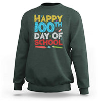100 Days of School Celebration Sweatshirt Happy 100th Day - Wonder Print Shop