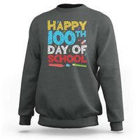 100 Days of School Celebration Sweatshirt Happy 100th Day - Wonder Print Shop