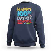 100 Days of School Celebration Sweatshirt Happy 100th Day - Wonder Print Shop