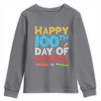 100 Days of School Celebration Youth Sweatshirt Happy 100th Day Student Teacher Gift