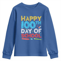 100 Days of School Celebration Youth Sweatshirt Happy 100th Day Student Teacher Gift