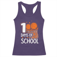 100 Days of Rocking School Basketball Racerback Tank Top Cool Kids Sports Gift