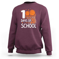 100th Day of School Sweatshirt Basketball Theme for Kids - Wonder Print Shop