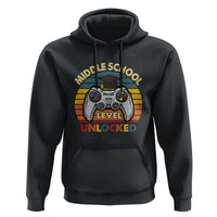 Middle School Level Unlocked Hoodie Happy First Day of Middle School - Wonder Print Shop