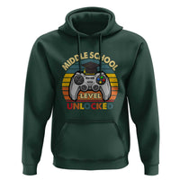 Middle School Level Unlocked Hoodie Happy First Day of Middle School - Wonder Print Shop
