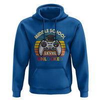 Middle School Level Unlocked Hoodie Happy First Day of Middle School - Wonder Print Shop