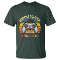 Middle School Level Unlocked T Shirt Happy First Day of Middle School - Wonder Print Shop