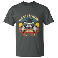 Middle School Level Unlocked T Shirt Happy First Day of Middle School - Wonder Print Shop