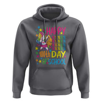 Happy 100th Day of School Unicorn Hoodie Celebration Design - Wonder Print Shop