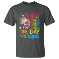 Happy 100th Day of School Unicorn T Shirt Celebration Design - Wonder Print Shop