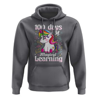 100th Day of School Unicorn Hoodie Girls 100 Days Celebration - Wonder Print Shop