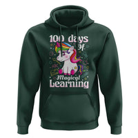 100th Day of School Unicorn Hoodie Girls 100 Days Celebration - Wonder Print Shop