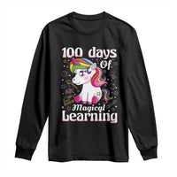 Magical Unicorn 100th Day of School Long Sleeve Shirt Cute Girls Celebration Gift