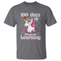 100th Day of School Unicorn T Shirt Girls 100 Days Celebration - Wonder Print Shop