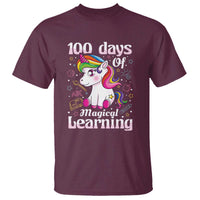100th Day of School Unicorn T Shirt Girls 100 Days Celebration - Wonder Print Shop