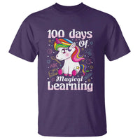 100th Day of School Unicorn T Shirt Girls 100 Days Celebration - Wonder Print Shop