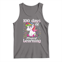 Magical Unicorn 100th Day of School Tank Top Cute Girls Celebration Gift