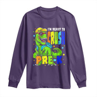 I am Ready To Crush Pre-K Dinosaur Long Sleeve Shirt Cool First Day of School Boy